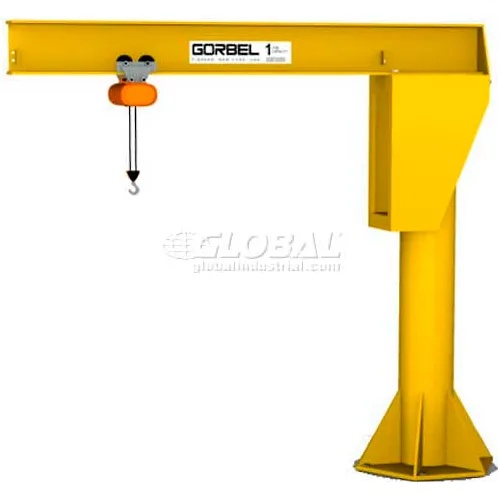 Picture of Global Industrial B595876 Hd Free Standing Jib Crane